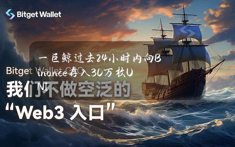 一巨鲸过去24小时内向Binance存入30万枚UNI