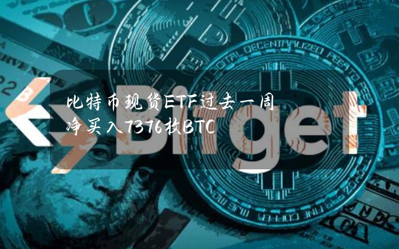 比特币现货ETF过去一周净买入7376枚BTC